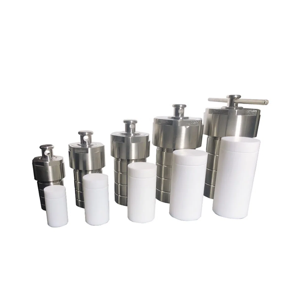 Multifuncional Reactor de autoclave hidrotermal de 25-500 ml con PTFE Síntesis hidrotermal de cámara. Alta precisión, amplia gama de aplicaciones(100ml)