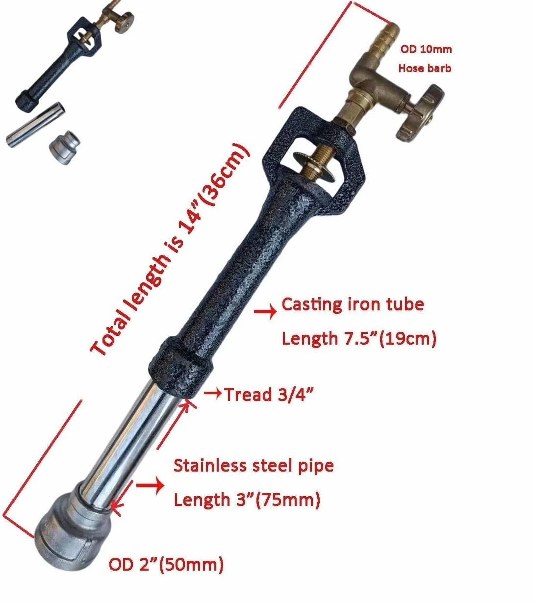 Estufas de fusión de gas propano de 16kg con 2 quemador forjados, equipadas con 2 crisoles de grafito (16kg y 6kg), en forma de barril de 118ml, alicates y guantes para fundir cobre, latón y aluminio