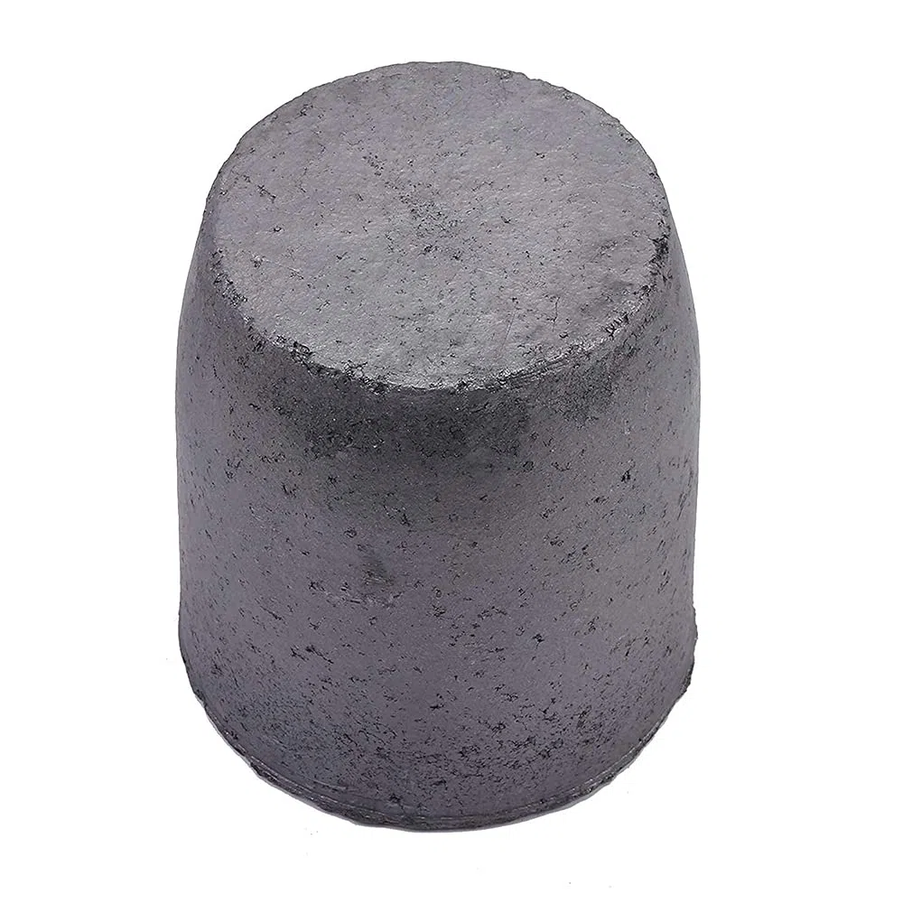 Crisol de grafito de carburo de silicio para fundición de oro, plata, latón, aluminio, ideal para aplicaciones de cobre de 12 kg o aluminio de 4 kg