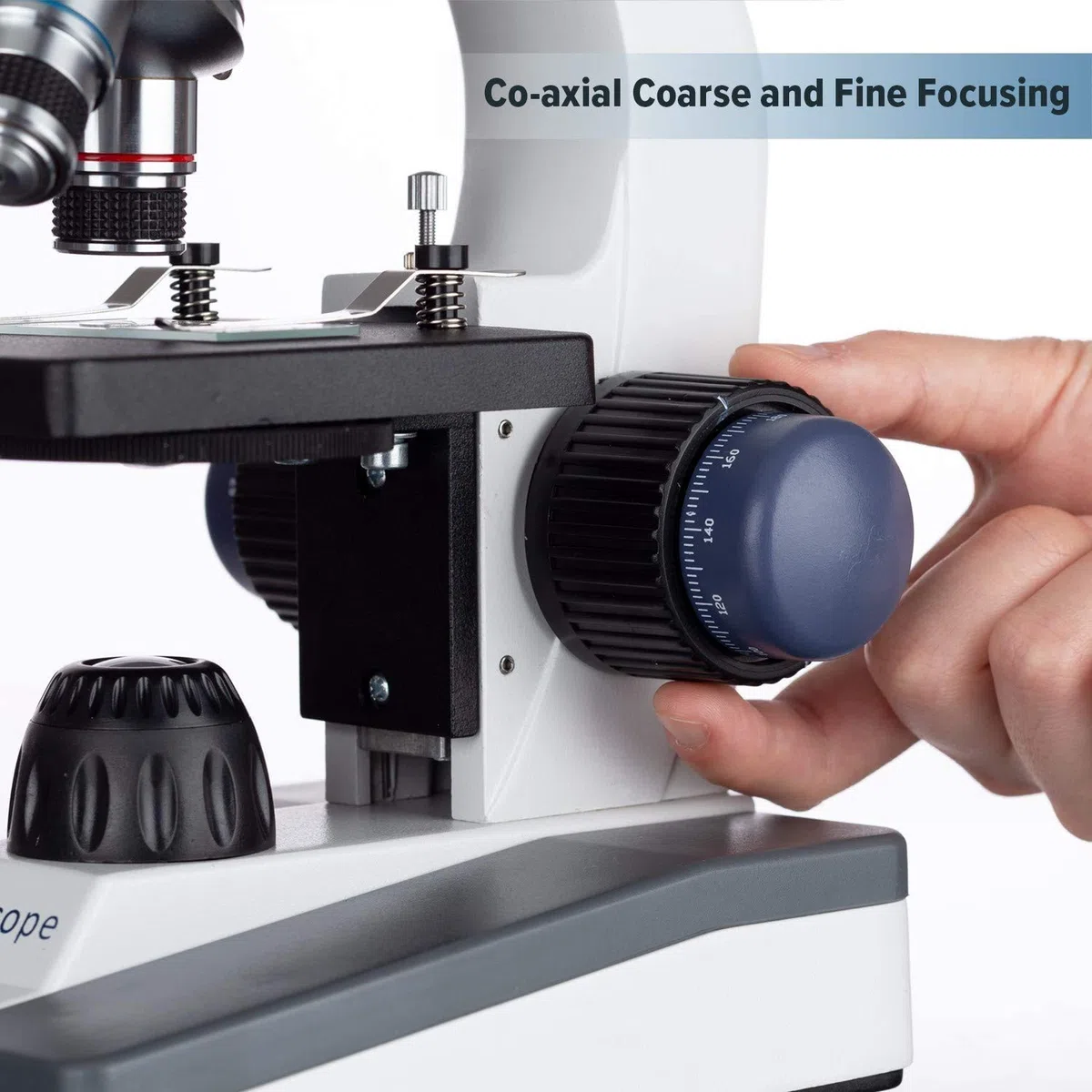 AmScope m150 C-sp14 40 x -1000 x Estudiantil microscopio portátil con Kit de preparación de diapositiva