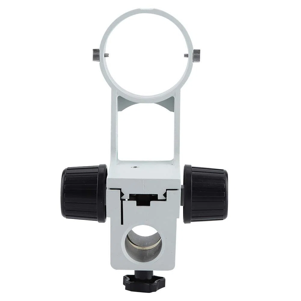 Soporte enfocado para microscopio, diámetro del soporte para microscopio estéreo Soporte de enfoque de 76 mm con