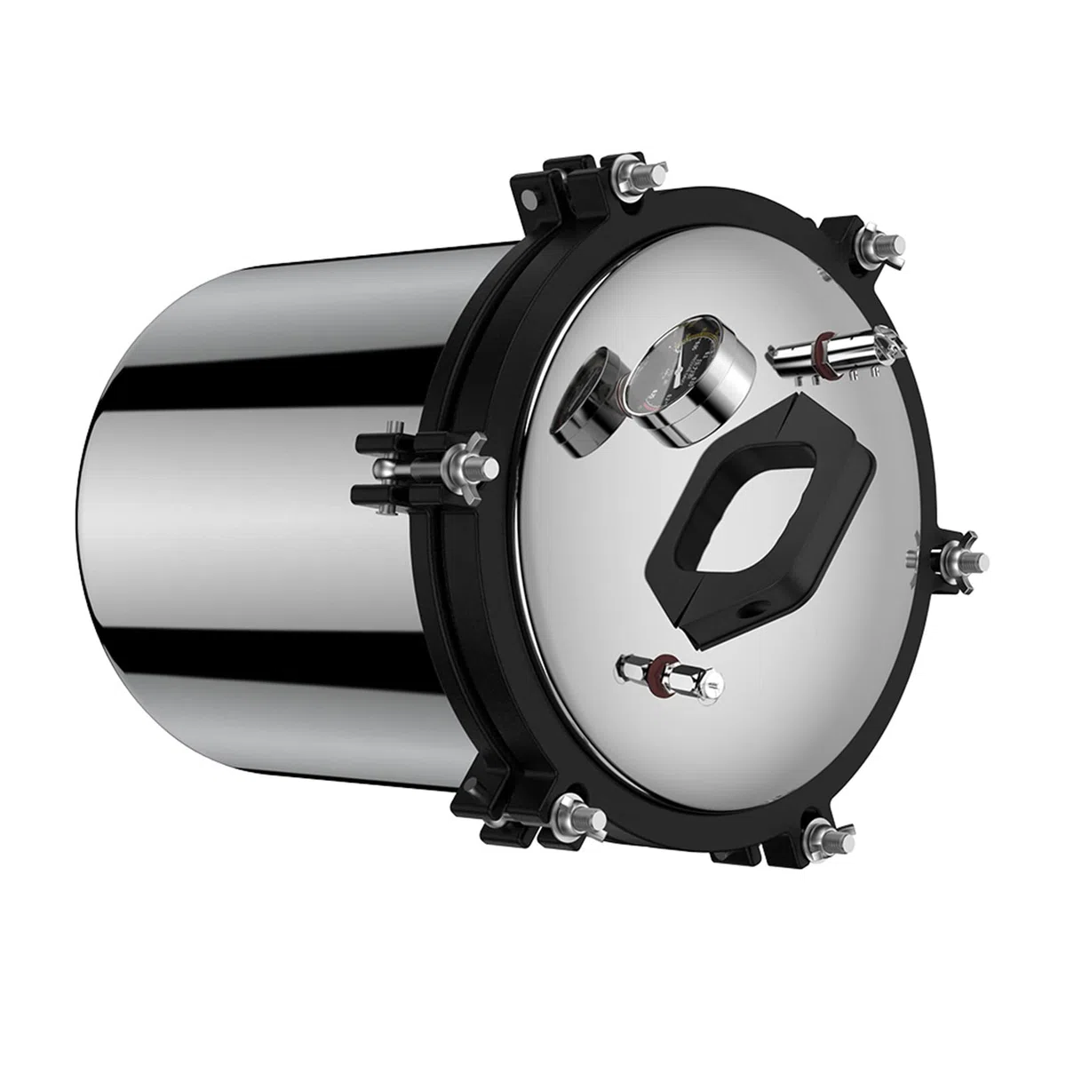 Autoclave de acero inoxidable, apagado automático, 18 L, autoclave de vapor para recipiente de vidrio