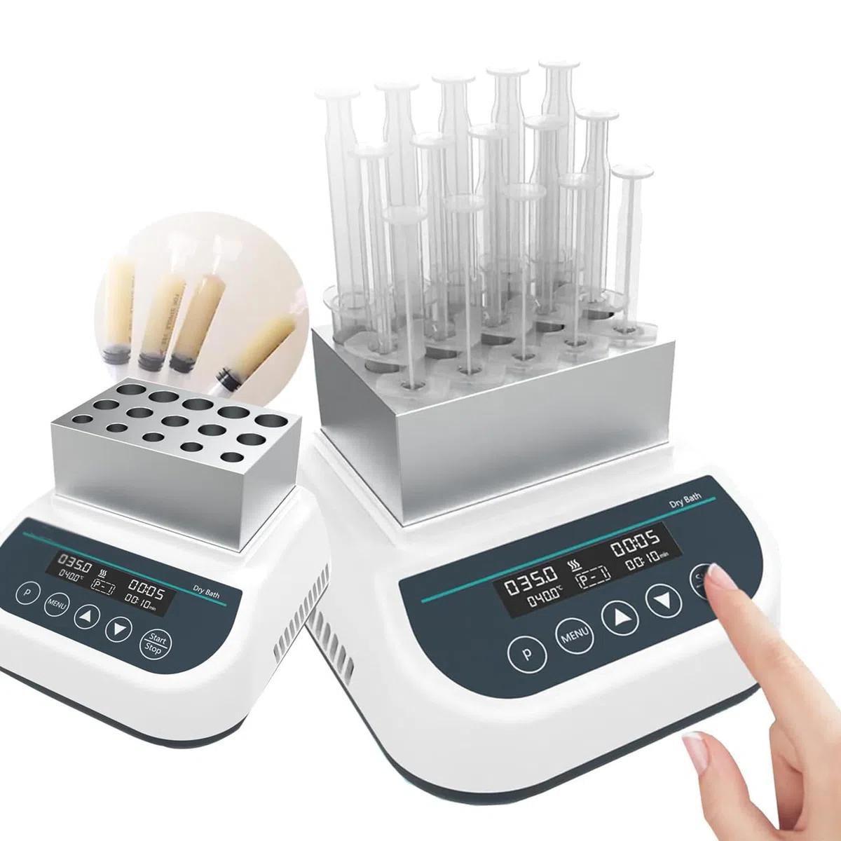 MáQuina De Calentamiento/Enfriamiento De Gel, Calentador De Gel De Plasma PRP PPP, BañO De Metal De Temperatura Constante, Temporizador De 5 S-23 H 59 Min, Jeringas De 5ml/10ml/15ml,Heating&Cooling