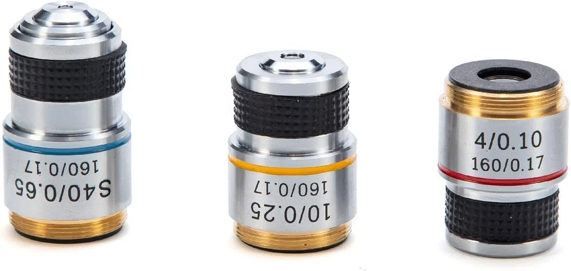 SWIFT SW150 Microscopio monocular para estudiante compuesto con aumento 40X-1000X, óptica de vidrio, ocular de campo ancho extra 25X, enfoque grueso y fino, iluminación dual y capacidad inalámbrica